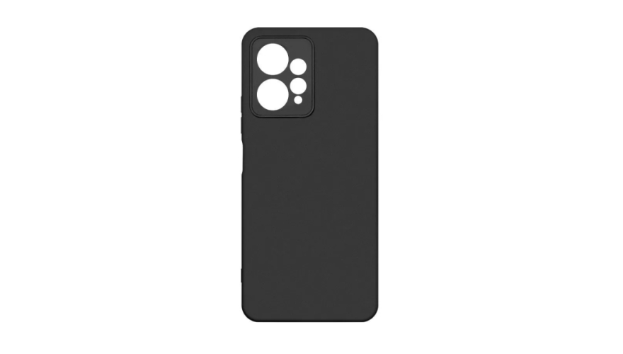 Чехол-накладка силикон Borasco для Xiaomi Redmi 12 Черный
