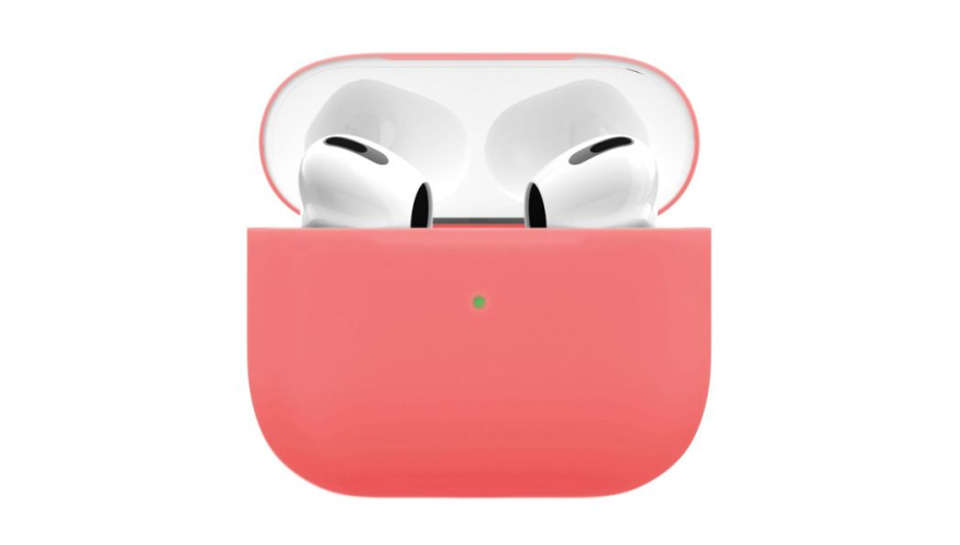 Силиконовый чехол VLP Silicone Case Soft Touch для Apple AirPods Pro Coral