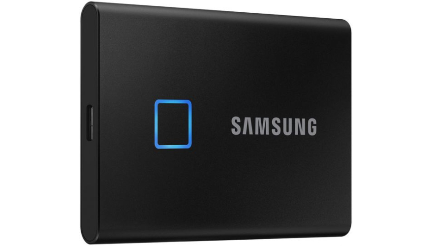 Внешний SSD Samsung Portable SSD T7 Touch 1 ТБ USB 3.2 MU-PC1T0K/WW Black