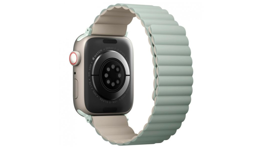 Ремешок Uniq Revix reversible Magnetic для Apple Watch 40/41/42mm Sage/Beige (Зеленый/Бежевый)