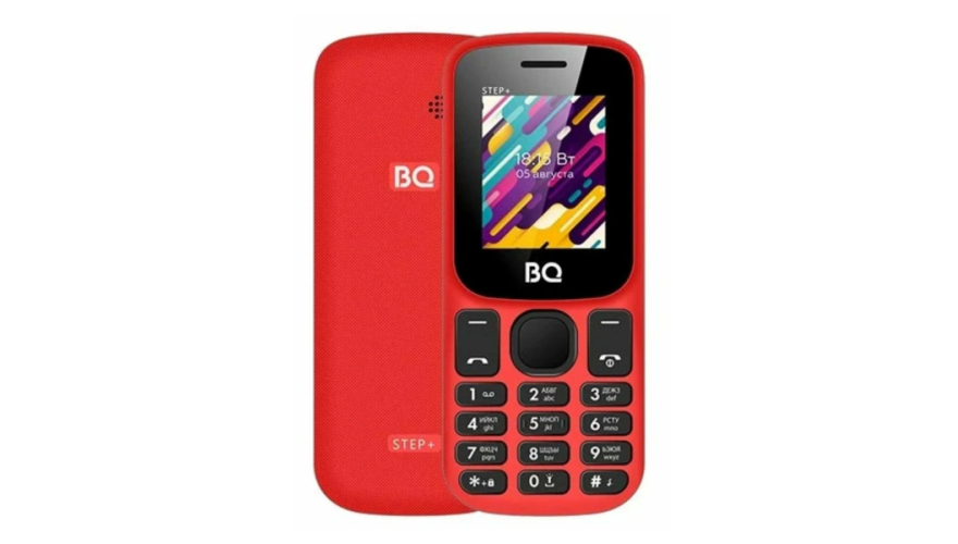 Мобильный телефон BQ 1848 Step+ Dual Sim Red Black (Красный-Черный)