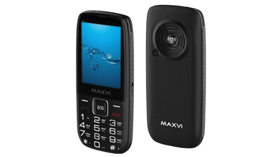 Мобильный телефон MAXVI B32 Black (Черный)