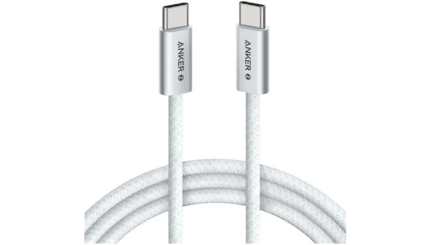 Кабель Anker Zolo Type-C - Type-C 1.8м 240W (A8060H22) Белый