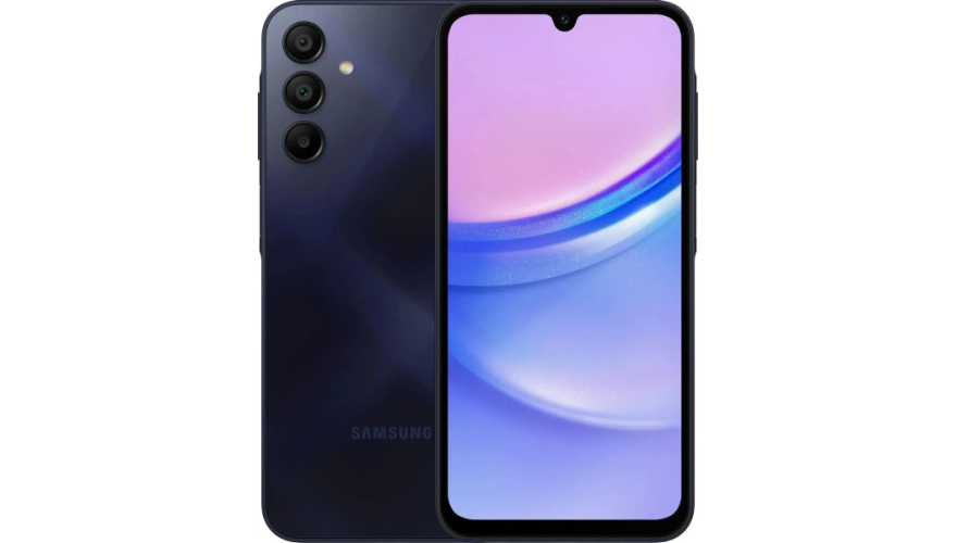 Смартфон Samsung Galaxy A15 6/128GB SM-A155 Black (Тёмно-Синий)
