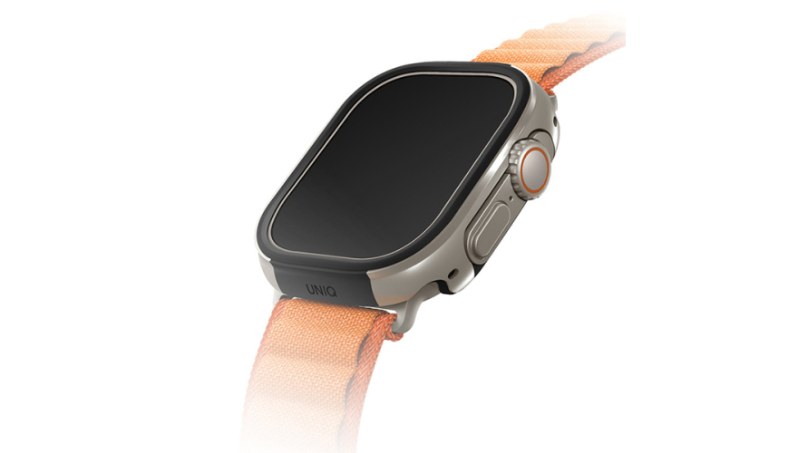 Кейс Uniq Valencia Aluminium для Apple Watch 49mm Silver (Серебристый)