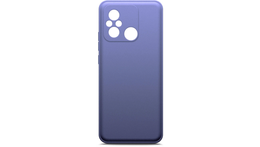 Чехол-накладка силикон Borasco для Xiaomi Redmi 12C Синий