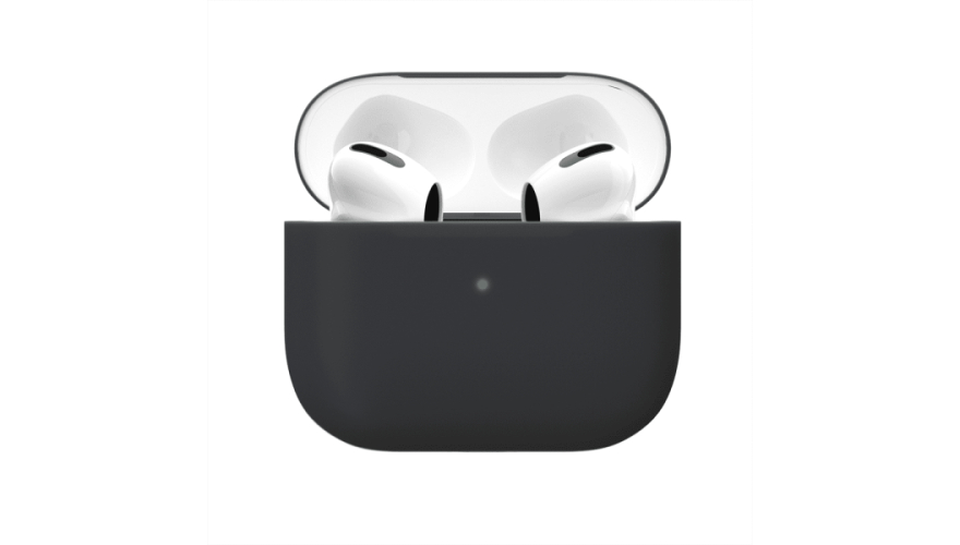 Силиконовый чехол VLP Silicone Case Soft Touch для Apple AirPods 3 Black