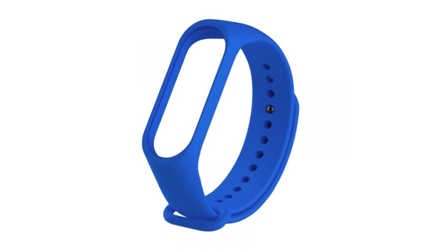 Ремешок плетенный нейлоновый эластичный RedLine для Xiaomi Mi Band 6 Blue