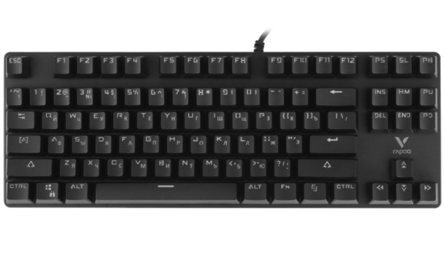 Проводная клавиатура Rapoo V500ALLOY Черный