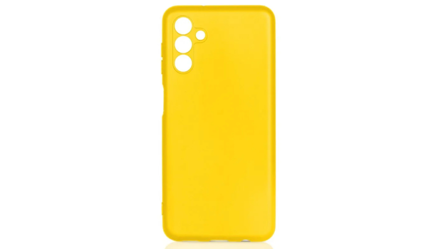 Чехол-накладка силикон для Samsung Galaxy A05S Желтый