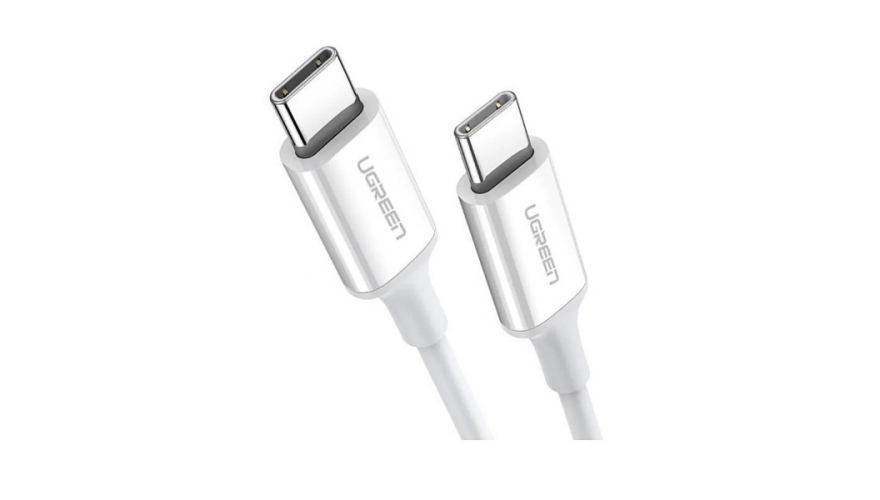 Кабель UGREEN US264 Type-C - Type-C 60Вт 2м (60520) White (Белый)
