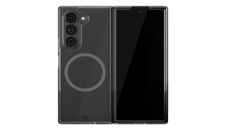 Чехол-накладка пластик VLP Crystal Case with MagSafe для Samsung Galaxy Z Fold6 Прозрачный