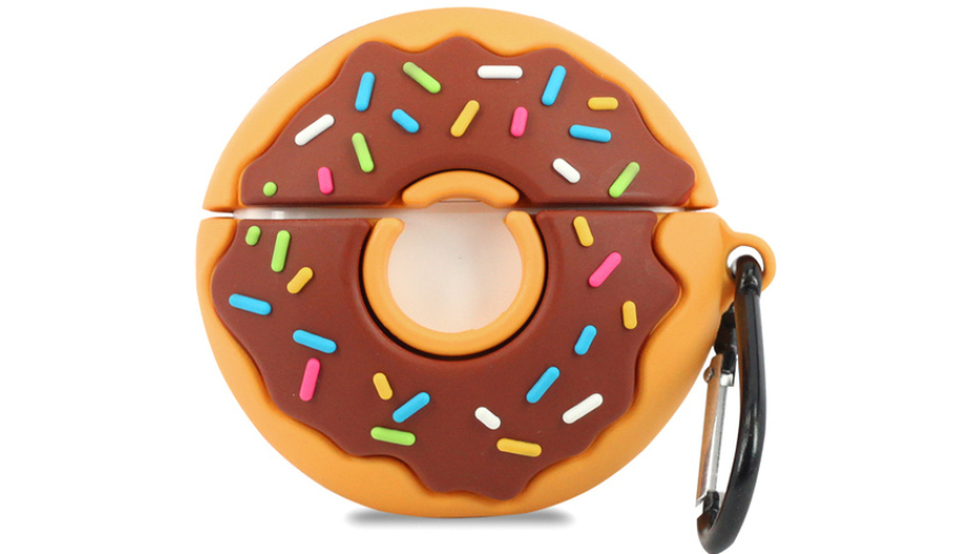 Силиконовый чехол для Apple AirPods (Пончик)