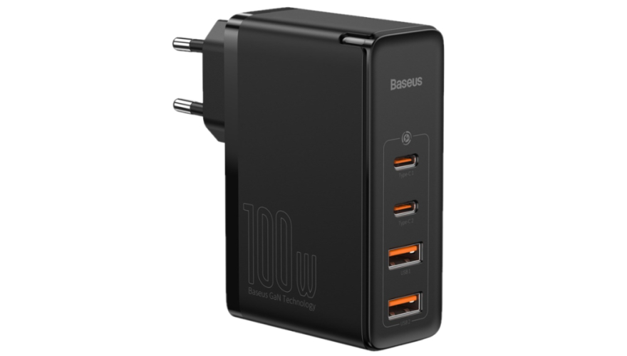 СЗУ Baseus Gan2 Pro Quick Charger (2 USB/2 USB-C) 100W Черный