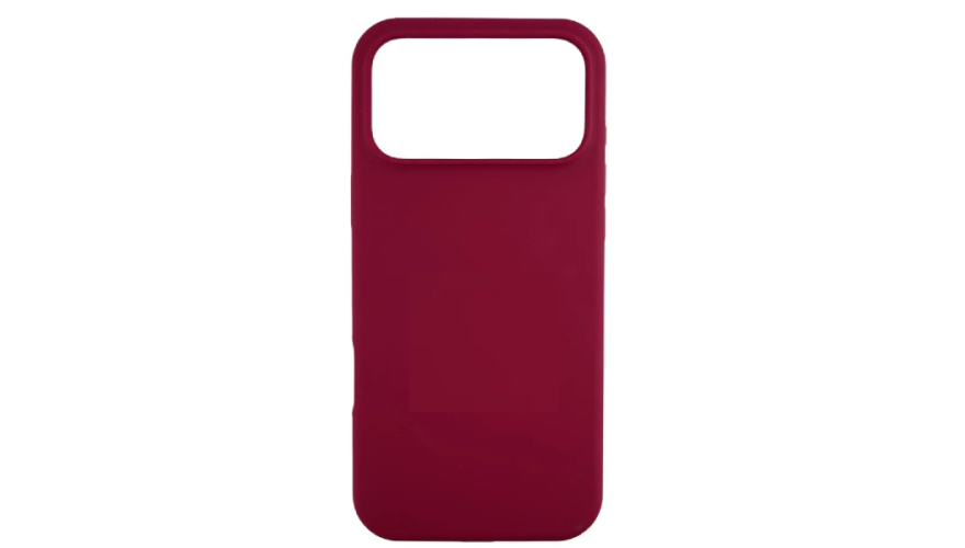 Чехол-накладка силикон Silicone Case для iPhone 18 Pro Вишневый