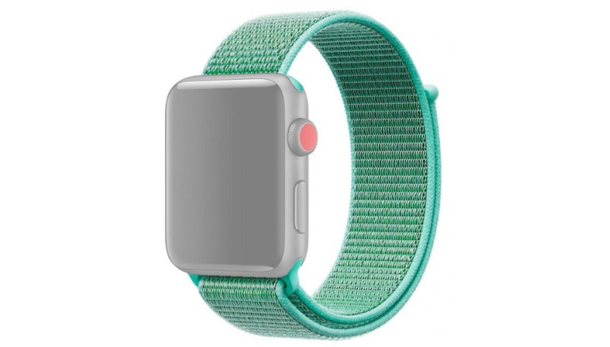 Ремешок нейлоновый для Apple Watch 42/44/45/49mm Мятный