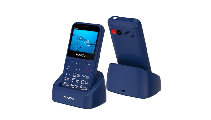 Мобильный телефон MAXVI B231ds Blue (Синий)