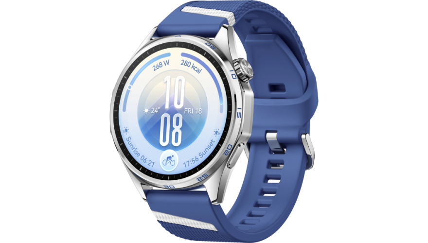 Смарт-часы Huawei Watch GT 7 46mm Blue Fluoroelastomer Strap (Синий)
