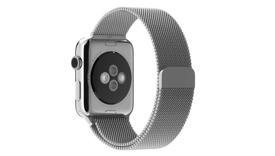 Ремешок для Apple Watch 38/40/41mm Milanese Loop Серебристый
