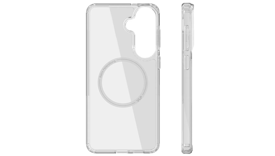 Чехол-накладка пластик VLP Lite Air Case with MagSafe для Samsung Galaxy S26 Plus Clear (Прозрачный)