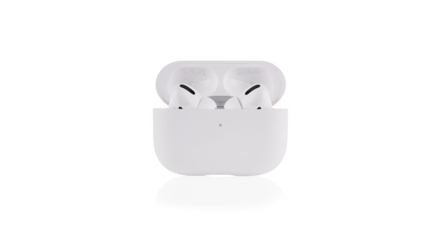 Силиконовый чехол VLP Silicone Case Soft Touch для Apple AirPods Pro White 