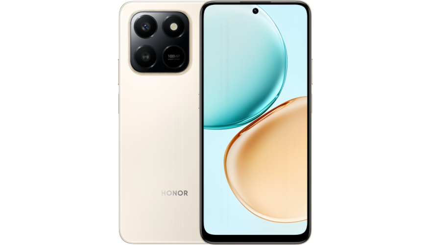 Смартфон Honor X7d 6/128GB Gold (Золотой) (RU)