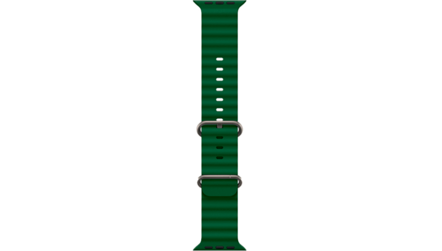 Ремешок Hoco для Apple Watch 38/40/41mm Marine Doble Buckle Silicone Strap Green