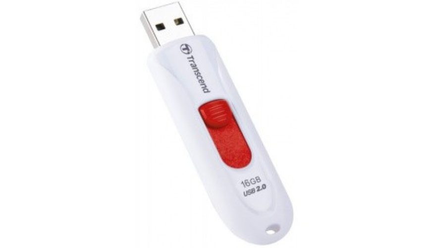 USB Flash Drive Transcend JetFlash 590 16Gb White (TS16GJF590W)