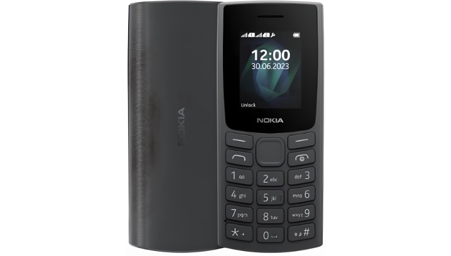 Мобильный телефон Nokia HMD 105 (2024) TA-1569 SS Charcoal (Черный)