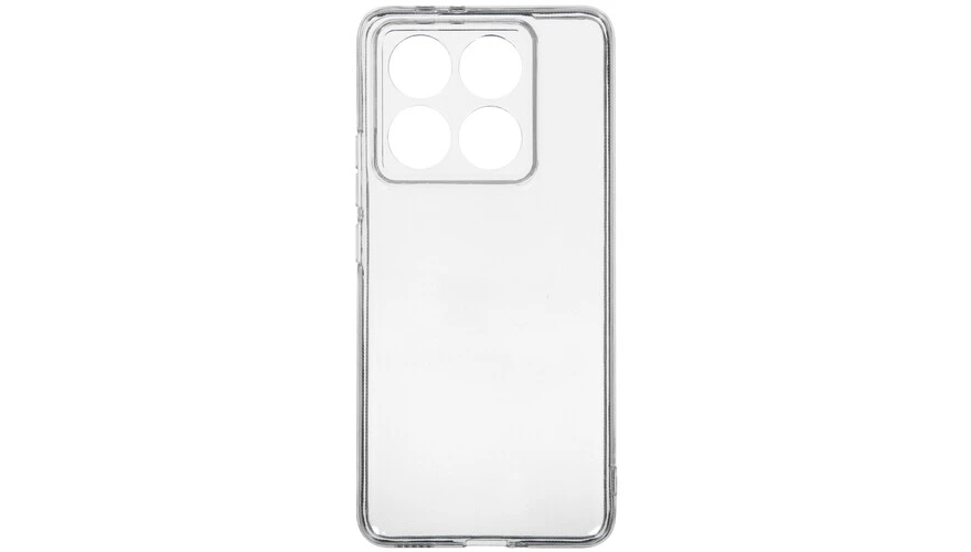 Чехол-накладка силикон Borasco для Xiaomi 14T Pro Прозрачный