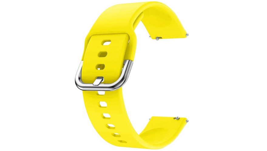 Ремешок Red Line универсальный силиконовый 22mm Желтый