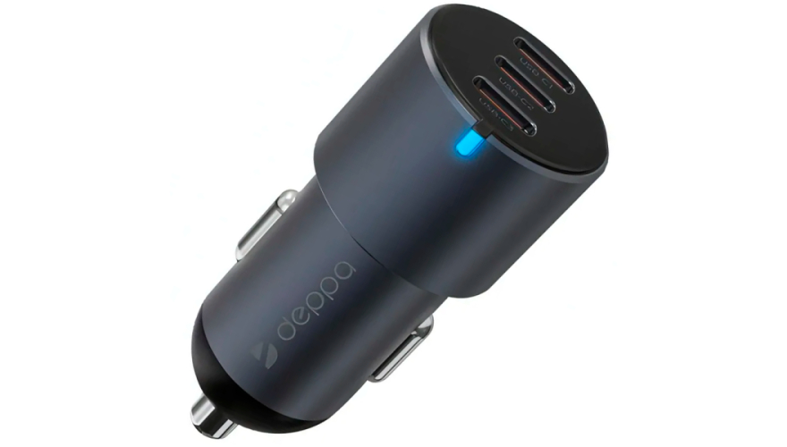 АЗУ Deppa 3A 65W 3USB-C QC PD (11221) Black