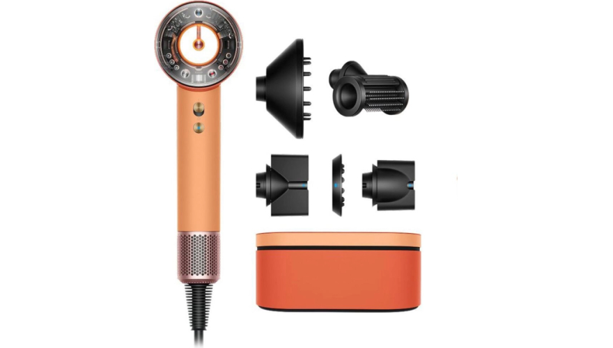 Фен Dyson Supersonic HD16 Ceramic Apricot/Topaz (Керамический Абрикос) (с кейсом)