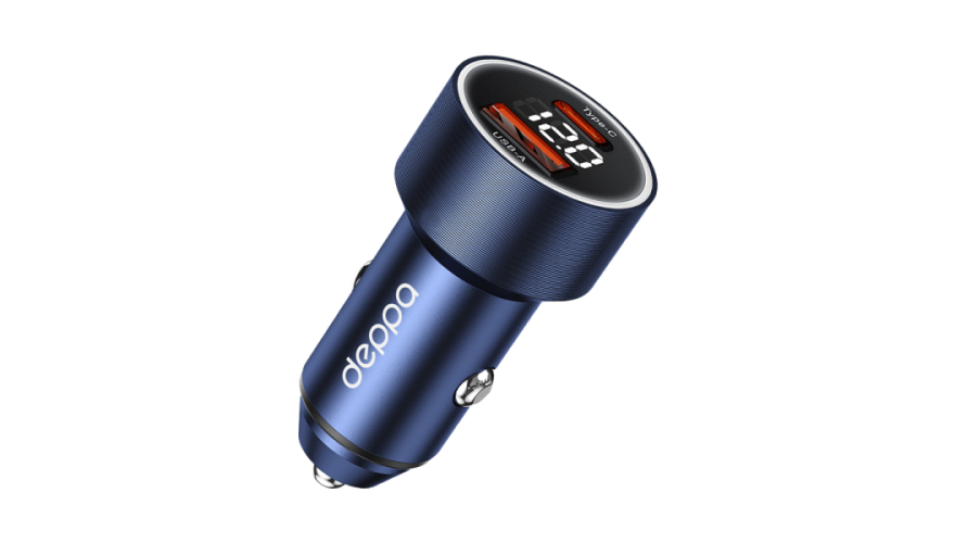 АЗУ Deppa USB+USB-C 75W Синий (11216)