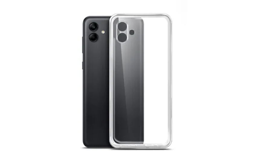 Чехол-накладка силикон Borasco для Samsung Galaxy A04e Прозрачный