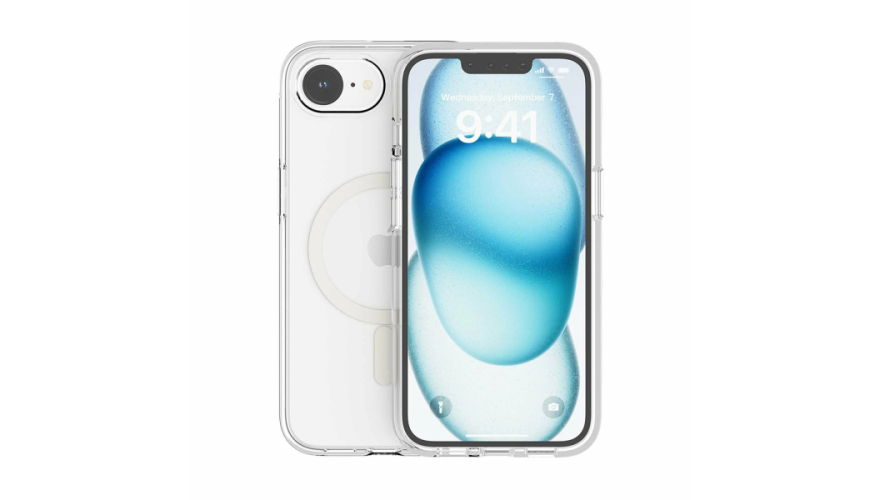 Чехол-накладка силикон MagSafe для iPhone 16e/17e Прозрачный