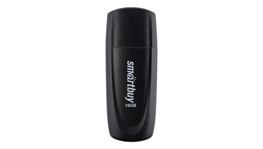 USB Флеш-накопитель Smartbuy Scout USB 2.0 16GB Black (SB016GB2SCK)