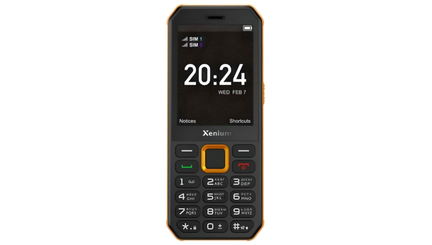 Мобильный телефон Xenium X300 Orange-Black (Оранжевый-Черный)