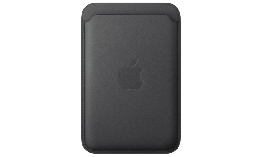 Чехол картхолдер Apple FineWoven Wallet MagSafe Black (MK9L4)