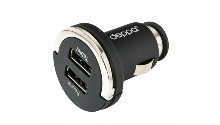 АЗУ Deppa Ultra 2.1А 2USB (11204) Black