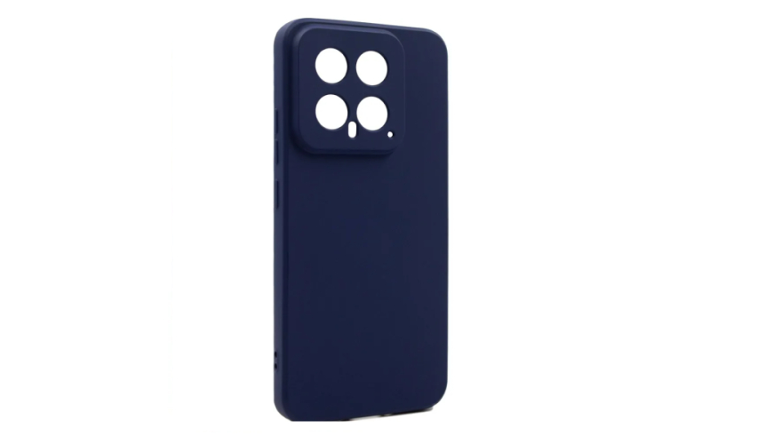 Чехол-накладка силикон Silicone Case для Xiaomi 14 Синий