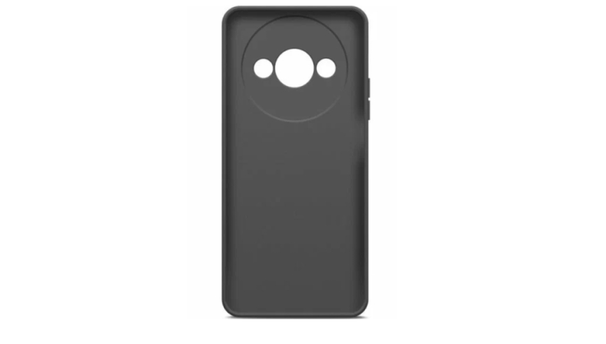 Чехол-накладка силикон Borasco для Xiaomi Redmi A3 Черный