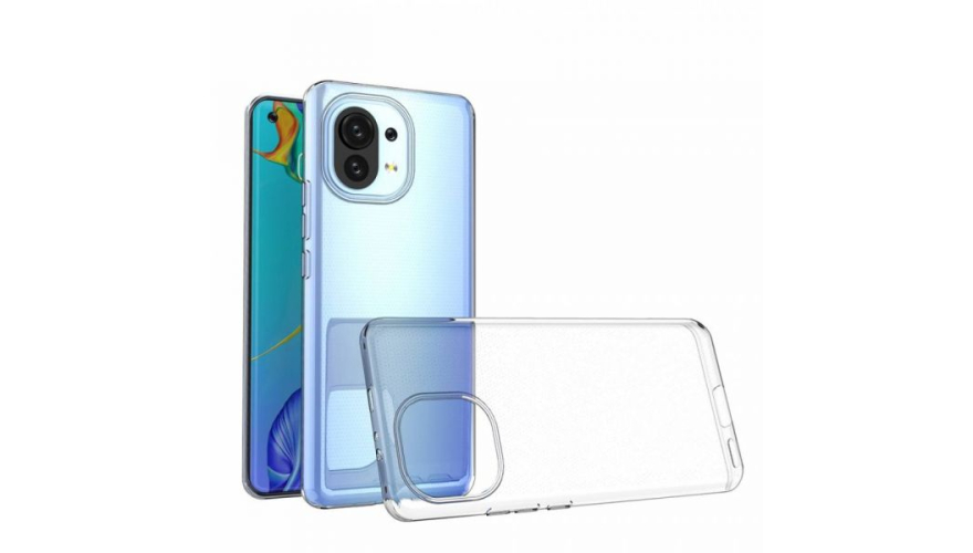 Чехол-накладка силикон RedLine для Xiaomi Mi 11 Прозрачный