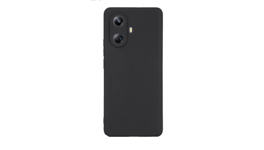 Чехол-накладка силикон DF для Realme 10 Pro+ Черный