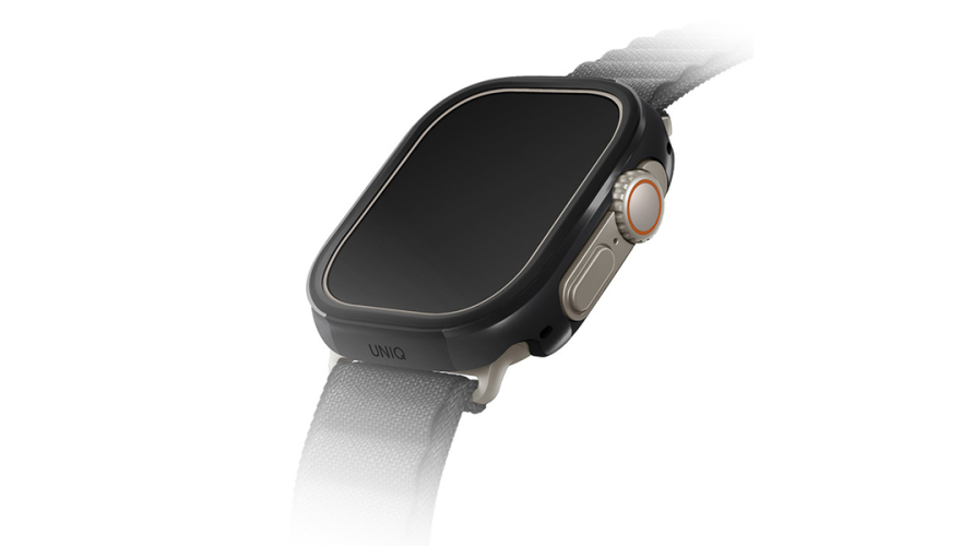 Кейс Uniq Valencia Aluminium для Apple Watch 49mm Black (Черный)