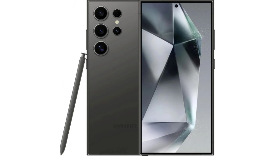 Смартфон Samsung Galaxy S24 Ultra 5G 12/256GB Titanium Black (Титановый Черный)