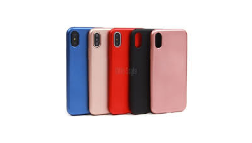 Чехол-накладка силикон для iPhone XS Max Pink