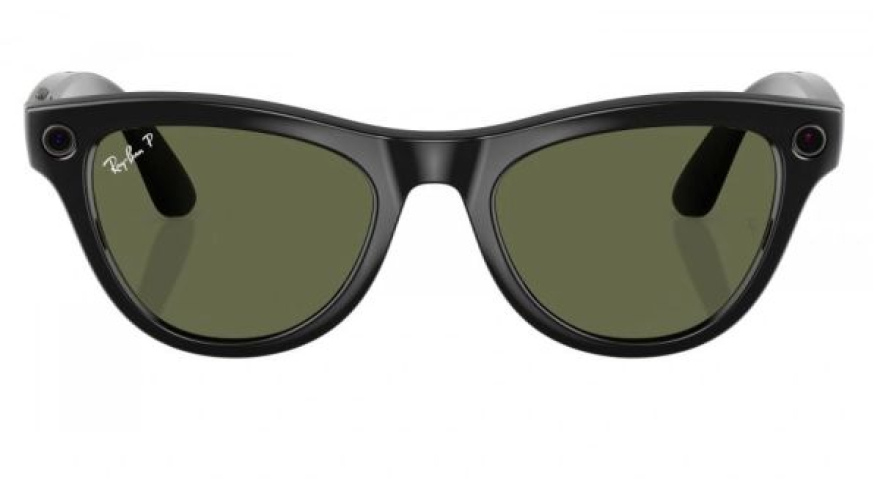 Умные очки Ray-Ban Skyler Black/Green Polarized (RW4010)
