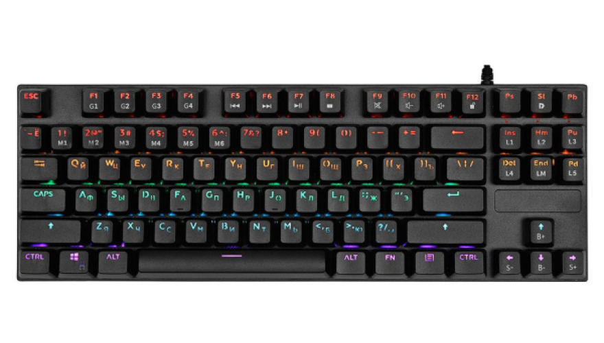 Проводная клавиатура TFN Saibot KX-13 Черный