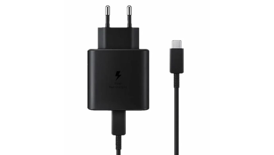 СЗУ Samsung Super Fast Charge 2.0 GaN 45W 3A USB-C + кабель Type-C - Type-C 5A (EP-T4511XBEG) Black